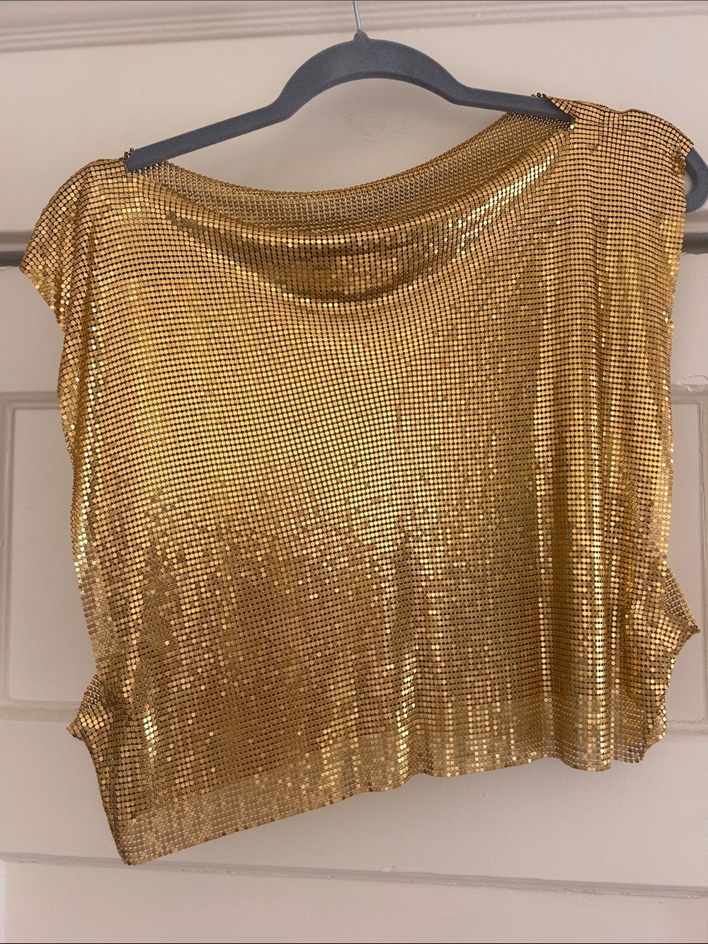 Gold Chain-Mail muscle top!